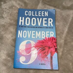 'November 9' Novel - Blue and Pink Cover